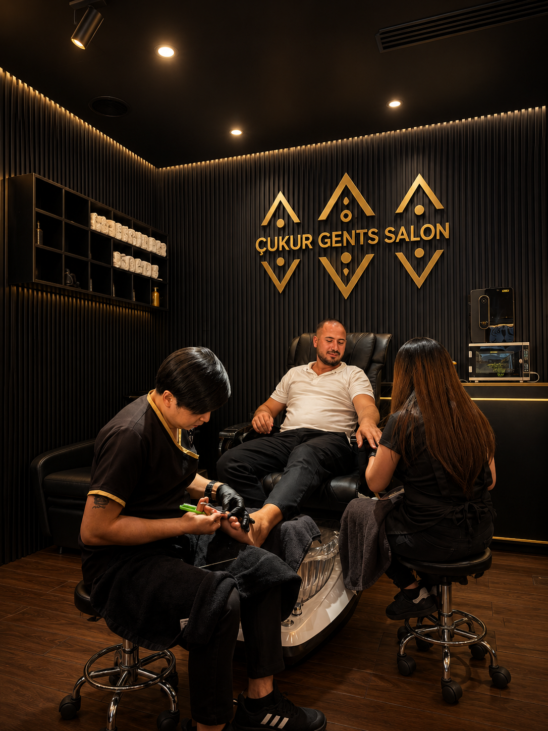 Çukur Gent Salon pedikür ve manikür hizmeti